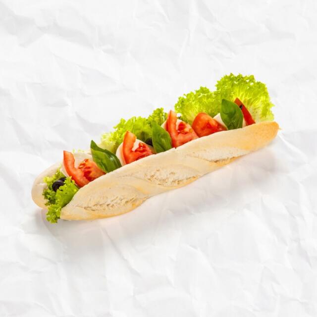 Bageta mozzarellová biela